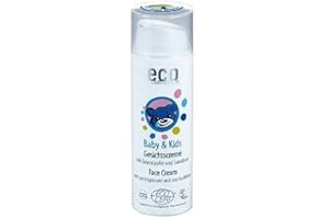 eco cosmetics ECO Baby & Kids Gesichtscreme Bio Feuchtigkeitscreme, zur Pflege von trockener und empfindlicher Haut, Schutz vor Austrocknen, vegan, 1x 50 ml