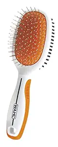 Wahl Large Pin Bristle Brush #858414,Orange/White