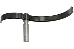 VIGAN 25MM Tool Rest Lathe Woodworking Special-Shaped Lathe Curved Woodturning Tools (C)