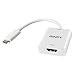 Produktbild LINDY 43244 USB 3.1 Typ C auf HDMI Adapter Konverter, weiß