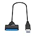 Price comparison product image Noradtjcca USB 3.0 To SATA 22 Pin 2.5 Inch Hard Disk Driver SSD Adapter Cable Converter