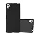Price comparison product image Cadorabo Case works with Sony Xperia X in METALLIC BLACK – Shockproof and Scratch Resistant TPU Silicone Cover – Ultra Slim Protective Gel Shell Bumper Back Skin