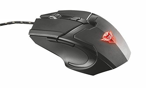 Trust GXT 782 - Pack de rat  n de 4800 PPP y Alfombrilla  Negro