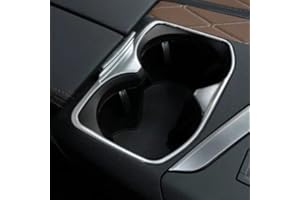 AGZ Marco embellecedor Peugeot 3008/ GT 5008/GT, 2017-2024 Cubierta para portavasos, Accesorios cromados para Interior de decoración Posavasos de Acero Inoxidable 2024-2018