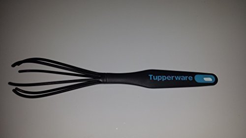 Tupperware Griffbereit neuer Schneebesen schwarz hellblau Quirl