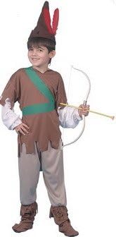 BROWN BOYS ROBIN HOOD COSTUME FANCY DRESS COSTUME AGES YEARS 3/5