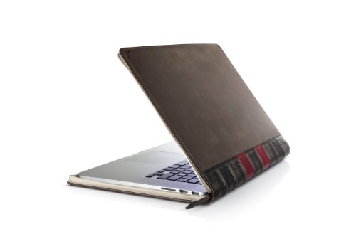 Twelve South BookBook Leder-Schutzh  lle f  r MacBook Pro Retina  15 Zoll      braun