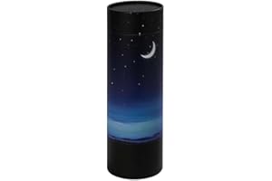 THE COFFIN COMPANY Biodegradable Cremation Ashes Scattering (Scatter) Tube / Urn - Adult Size - LOVE YOU TO THE MOON AND BACK