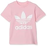 adidas baby trainers Kurzärmelig adidas Baby Trefoil T-Shirt, Light Pink/White, 68