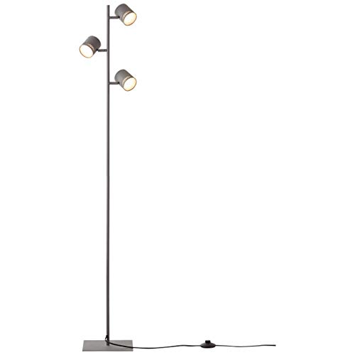 Preisvergleich Produktbild Brilliant Cavi Leseleuchte, Metall, 15 W, Sand / dunkel grau