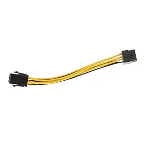 IVELECT 6-pin Female to 8-pin Male PCI Express Power Converter Cable for Video Card