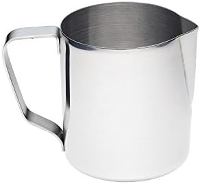 300ml (10floz) - Stainless Steel Milk Jug - Suitable for Latte, Cappucino