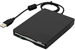 Orimommth USB Floppy Drive 3.5Inch USB External Floppy Disk Drive Portable 1.44 MB FDD USB Drive Plug and for PC Windows XP, 500134157