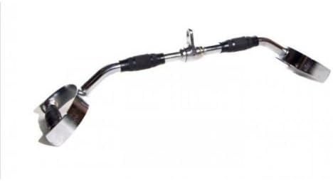 Evinco 24" Pro Grip Lat Pull Down Cable Attachment Bar with Angled Handles Multi Gym