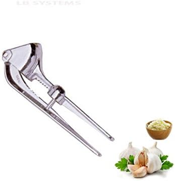 Garlic Press Presser Crusher with Anodised Nut Cracker Kitchen Garlic Crusher AL