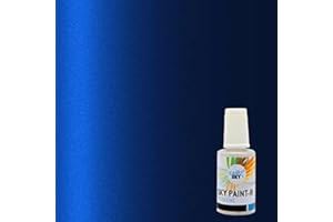 CARSKY Stylo retouche peinture carrosserie compatible avec Peugeot Bleu Magnetic Nacre EEG (flacon pinceau 20ml) + vernis brillant (flacon pinceau 20ml)