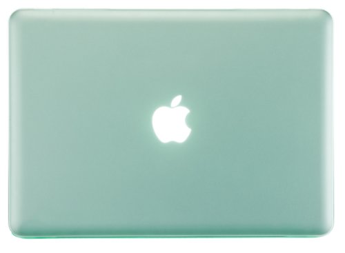 Kuzy 15-inch GREEN Rubberized Hard Case Cover for Apple MacBook Pro 15 4  Model  A1286 Glossy Display - Green