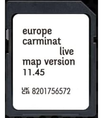 Scheda SD Navigazione Europa 2023 Per Suzuki - Compatibile Con Sistema SLDA, Riferimento 39921-54PA8, Da Inserire Nello Slot Sopra Lo Schermo
