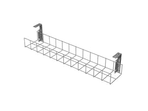 AMP Wire Under Desk Cable Tidy Basket - 815mm Long - Silver: Amazon.co ...