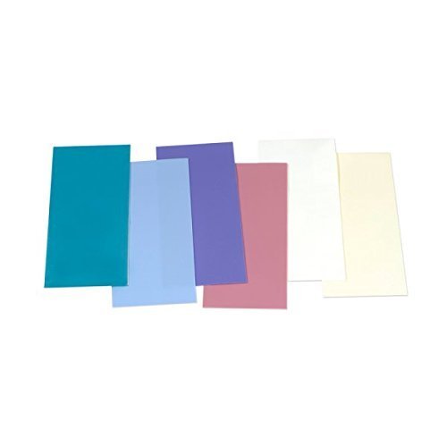 Wachsplatten / Verzierwachs Sortiment "Pastell" (6 Bögen / 175 x 80 x 0,5 mm) TOP QUALITÄT