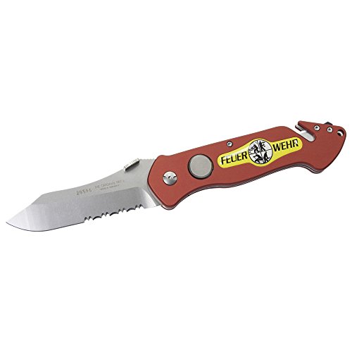 Dönges Feuerwehrmesser PRT-II Glasmaster, Ausführung mit Feuerwehrlogo, rot, 212425