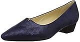 Uppers: Leder Gabor Shoes Damen Basic Pumps, Blau (Nightblue 66), 41 EU