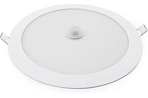 ALFA DYSER Downlight Led Empotrable Blanco con Sensor de Presencia 18 W