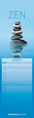 ZEN 2015 - Streifenkalender (9,5 x 33) - Meditationskalender