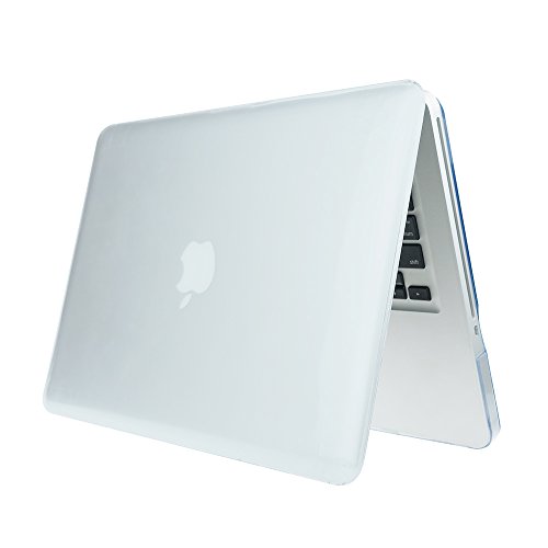KONKY MacBook Pro 13 Hülle Case 2016, Hochwertige Slim Soft-Touch Matt Gummierte Hartschale Tasche Schutzhülle Snap Case für Neu 13-Zoll Aplpe MacBook Pro 13″ (2016 Realse) A1706 / A1708 mit / ohne Touch Bar and Touch ID, Crystal Clear - 4