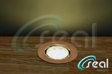 10 x 60mm LED Copper Lights Deck / Decking / Kitchen Plinth WARM WHITE **Now with IP68 Waterproof Transformer** - Seal Designs