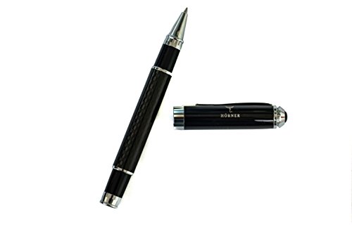 HÖRNER ONE Premium Carbon-Tintenroller in einer edlen Geschenkbox - 3