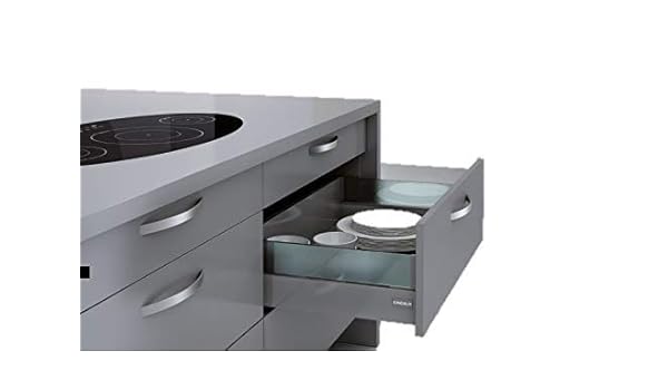 Indaux Kit 500 Ariane H84 Adapt Antra Drawer Slides 84 X 500 Mm