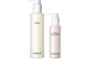 BABOR CLEANSING Set HY-ÖL und Phyto Reactivating Duo för trött hud, djup porrengöring med olja och växtextrakt, 2 st