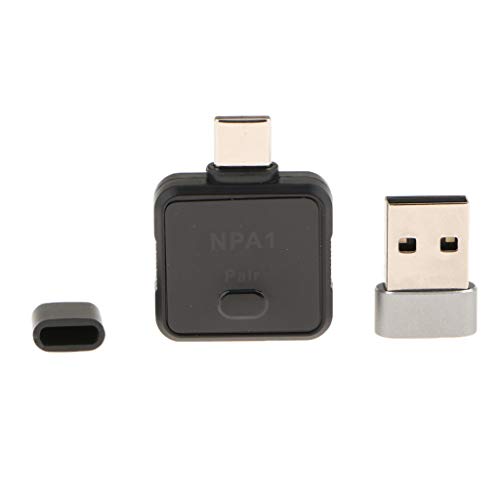 Preisvergleich Produktbild P Prettyia Bluetooth Transmitter Sender Empfänger, Kabellos Audio Adapter, für Nintendo Switch und für Sony PS4 Schwarz