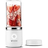 Yasomi Taşınabilir Kablosuz Şarjlı Cam Smoothie El Blenderi Beyaz (Yasomi T&uuml;rkiye Garantili)