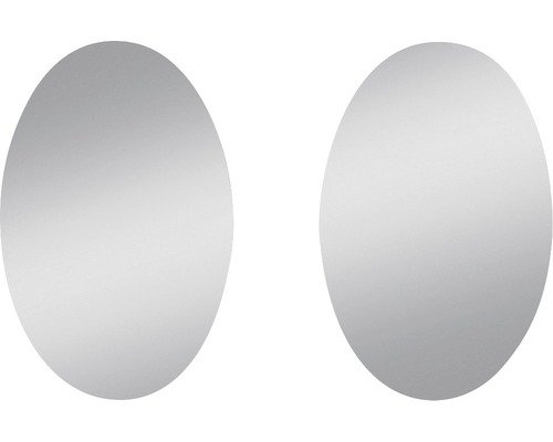 Kristall Form Spiegelfliesen Bine 2 Stück 13x20 cm