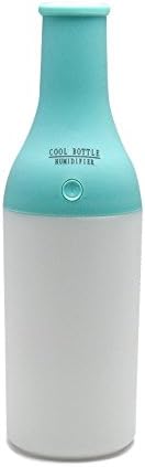 Portable Cool Bottle Design Air Humidifier and Aromatherapy Essential Oil Diffuser USB Atomizer with Night light for Office ,Home ,Car Yoga, Spa, Bedroom, Baby Room (Blue)