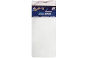 JUNIOR JOY Fleece Liners Pack of 10 (White) - 6231WH