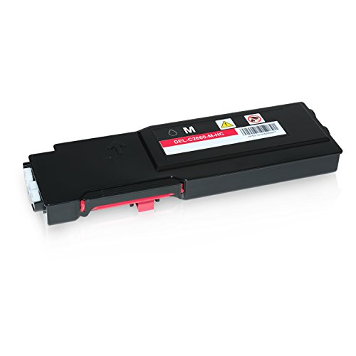 4 Toner kompatibel für Dell C2660DN, C2665DNF , C2600 Series – 593BBBM – Schwarz 3.000 Seiten, Color je 4.000 Seiten - 6