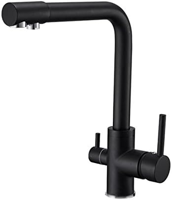 Clean water kitchen faucet Paint black triple Hot and cold kitchen Purity Sink faucet
