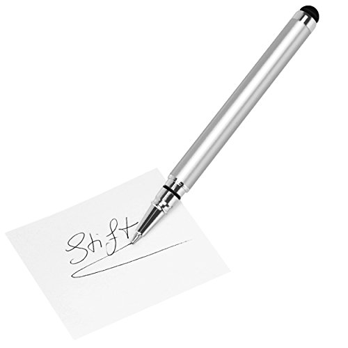 mumbi Stylus Pen – Eingabestift + Kugelschreiber für iPhone, iPad, iPod, Galaxy Tab, Galaxy S2 etc. + EXTRA Ersatzmine - 3