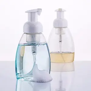 Transparent Foam Pump Bottle Liquid Container Bath Room Refillable Makeup Tools