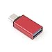 Produktbild iProtect Adapter USB-C auf USB 3.0 OTG Konverter USB Typ-C zu USB 3.0 in rot