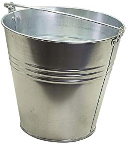 Secchio In Lamiera Zincata Blinky - Diametro 28 Cm, Capacità 12 Litri, Per Giardino O Lavori - Foto 8