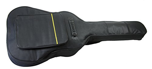 Mayfield Plaza Funda de Guitarra Clásico de la Bolsa de la Guitarra Acústica Acolchada 41 Pulgadas Negro