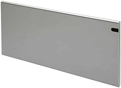 ADAX NEO Modern, Electric Panel Heater / Convector Radiator, Eco Design Compliant - 24 Hour Timer - Slim Flat Panel - Digital Thermostat - Wall Mounted - Efficient Energy Saving Electric Heaters - 5 Year Warranty, Silver, 1000W
