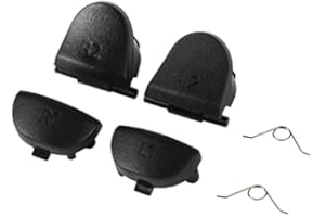 Greatangle-UK 6 pièces de réparation de Manette de Jeu remplacent Les Boutons R1 L1 R2 L2 déclencheurs pour Dualshock 4 pour contrôleur PS4 Accessoires électroniques