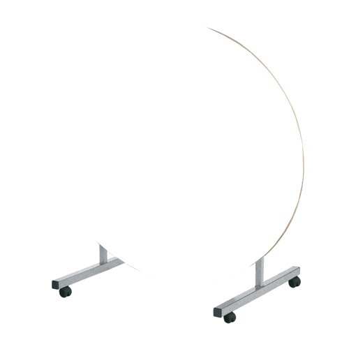 Metalliform CONC-M-PS-GR-76-SV-White Connect poliuretano termopl&aacute;stico color blanco Mesa con ruedas