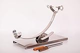 jamonero elite inoxidable polietileno buarfe  LEPANTO JAMONERO BASCULANTE Acero Inoxidable + Regalo Cuchillo Y CHAIRA