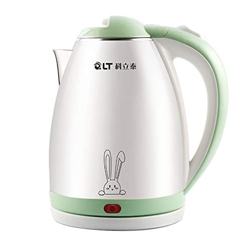 IAIZI Bouilloire Rtro, Base Spare, Acier Inoxydable, 1500W, 1.8L, Blanc
